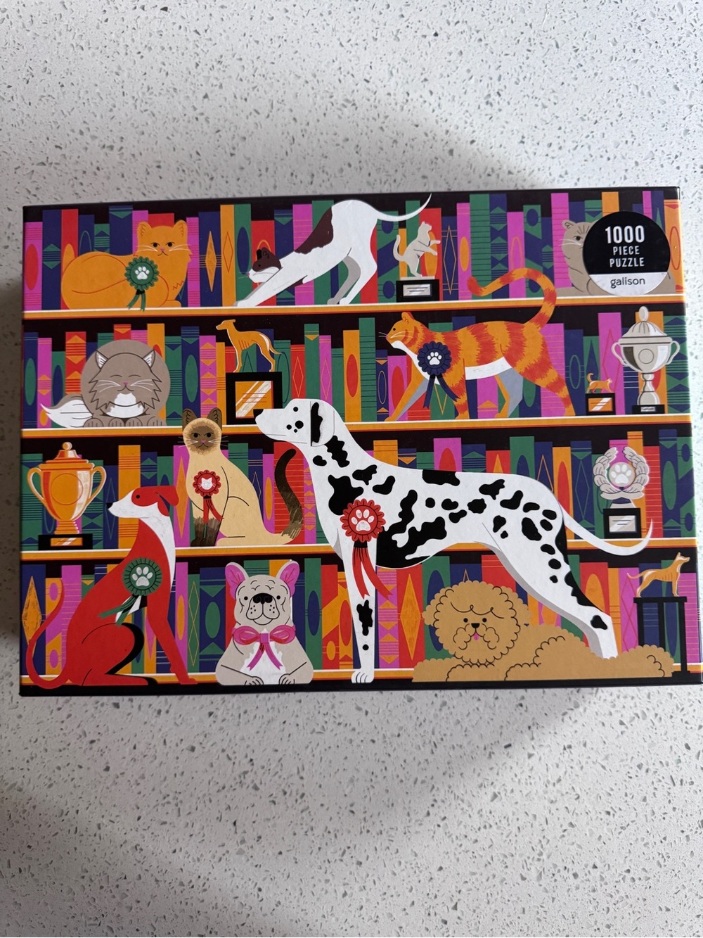 🐩 Galison Best in Show 1000 Piece Puzzle - Dogs & Cats.